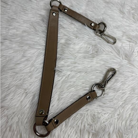 Coach Brown Silver Shoulder Replacement Strap - Picture 3 of 6